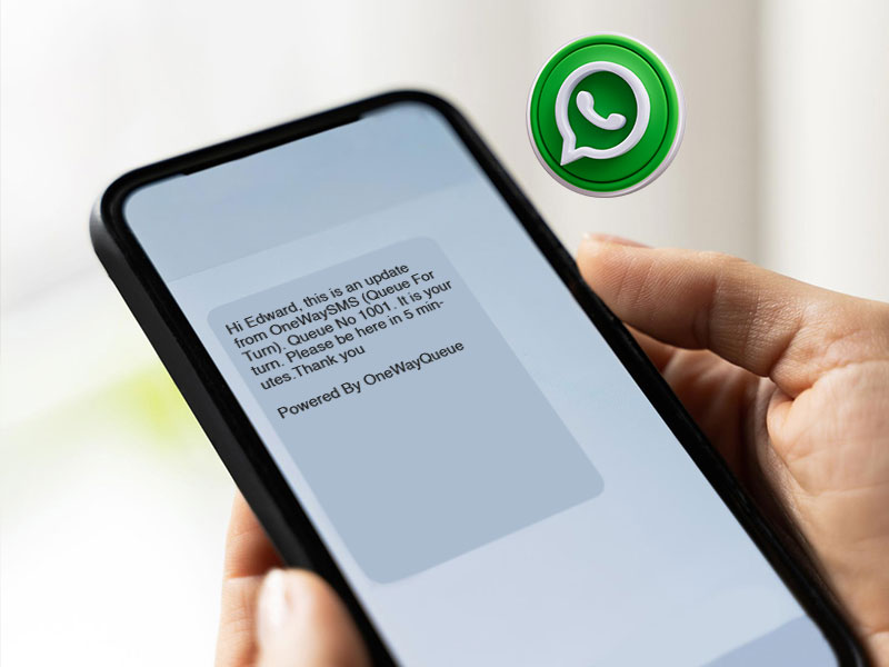 Notification Alert via WhatsApp